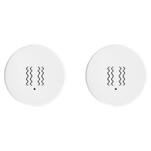 2X Tuya Zigbee Vibration Sensor Tilt Detector Home Security Protection Life App Real- Monitor Alarm