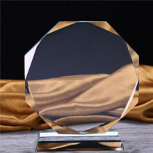 6X Crystal Glass Trophy Blank Crystal Trophy Medal Graduation Season Commemorative Ornaments Company Awards
