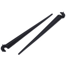 250 Pièces en Forme de C Support de Tuyau D'Arrosage Goutte à Goutte Jardinage 4 / 7Mm Irrigation au Goutte-à -Goutte à Phsique Fixe Raccords