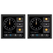 2X Tuya T3E Panel Touch Screen Panel EU Control Panel Zigbee Home Wall Push Light ,Black