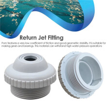 8X Zwembad Spa Return Jet Fitting Massage Nozzle Inlaat Outlet Bad Nozzle met Verstelbare Jet Eyeball Pool Tool
