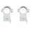 2X KU Band LNB Holder for Satellite Dishes 20mm Plastic Bracket,  for Multiple Dish Sizes 1