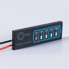 5X LED Power Display Board Dc5-30V 12V 24V Power Indicator Lithium Lead Acid Battery General Power Display