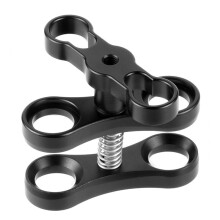 3X Diving Photography Aluminum Butterfly Clip Underwater Camera Waterproof Diving Arm Bracket