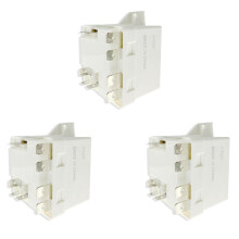 3X Relé Compatible con Leer Relé de Potencial de 35 A para Sistemas de Refrigeración y Climatización (HVAC) - Compatible con Congeladores y