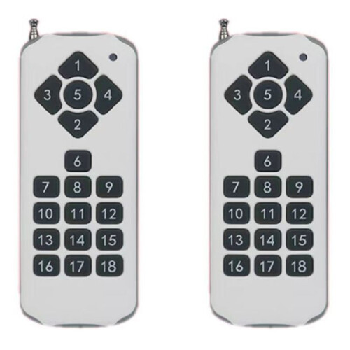 2X 433MHz 18 CH Button EV1527 Remote Control  RF Transmitter Wireless Controller for  Home Garage Door Opener