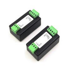 2X Extension Wiegand / Convertisseur de Format de Signal Wiegand Vers RS485 Reconnaît Automatiquement les Formats WG Extensible Jusqu'à 500 M