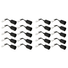 20Pcs E27 Lamp Holder Construction Socket Lamp Holder DIY Construction Site Socket Renovation Socket Lighting Accessorie
