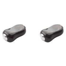 2X Luya Fishing Wheel Carbon Grip Grip Pill 4g Light Weight Diy Grip Modification Accessories Silver