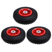 3X Elektrische Kinderauto met Opblaasbare Banden, Elektrische Driewieler voor Kinderen, Rubberen Wielen, Kinderautobanden, 1,2 cm Gat, 8 Inch