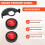 2X Grass Trimmer Lawn Mower Support Wheel Trimmer Support Wheel Construction for Weed Trimmer 7