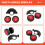 2X Grass Trimmer Lawn Mower Support Wheel Trimmer Support Wheel Construction for Weed Trimmer 10