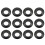 12Pcs Universal Kayak Canoe Raft Paddle Oar Drip Rings  Guards Ring Paddle Accessories Replacement 1