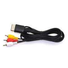 2pcs 1.8M Composite DC128AV Cable AV Audio Video TV Adapter Cable for Dreamcast, RCA Connection Cord