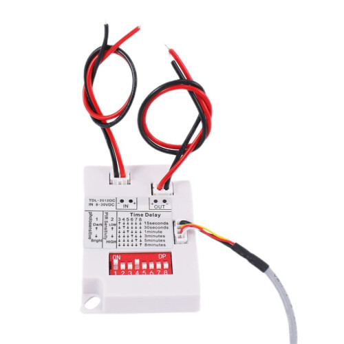 5X 12V 24V PIR Motion Sensor  IR Infrared Human Induction  Delay Relay  Corridor LED Light Timer 2