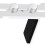2X GPU Support Frame Adjustable GPU Brace Prevent Sagging Video Card Support Bracket for Chassis 12cm Fan Position White 4