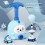 (Blue)Children Inertia Propelled Animal Shape Balloon Car With Features Interactive 1