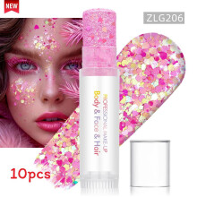 (Color 26)Sparkling Makeup Gel For Face And Body With Light Effects For Dance And Party Use