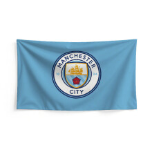 City Manchester Fc Core Crest Flag 90x150cm Polyester Fabric For Soccer Matches Celebrations And