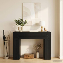 vidaXL Coffee Table Black 102 x 35 x 75 cm Engineered Wood