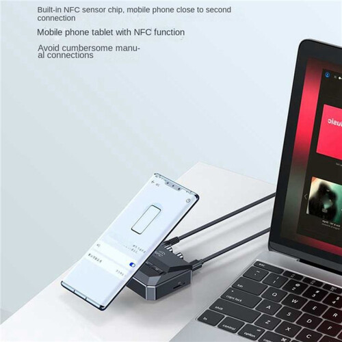2X  5.3 Audio Receiver USB U Disk Playback Wireless Adapter R/L 2 RCA/3.5mm AUX/Optical Jack