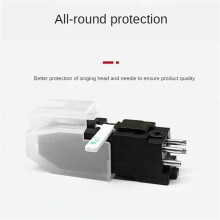 2X Phonograph Turntable Dual Moving Cartridge Stylus Vinyl Needle Replace for LP 78 Vinyl Needle Double Ruby