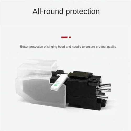 2X Phonograph Turntable Dual Moving Cartridge Stylus Vinyl Needle Replace for LP 78 Vinyl Needle Double Ruby