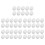 50 Eggs 6 cm White Easter Egg Decorative Egg for Painting or Sticking 1