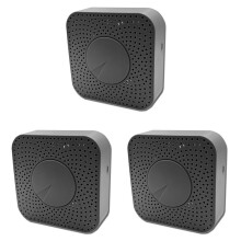 3X Tuya Zigbee Air Quality Monitor Medidor de CO2 Detector de Dióxido de Carbono Voc Formaldeído Auto Alarm