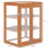 3-Tier Wooden Greenhouse with Storage Shelf 3