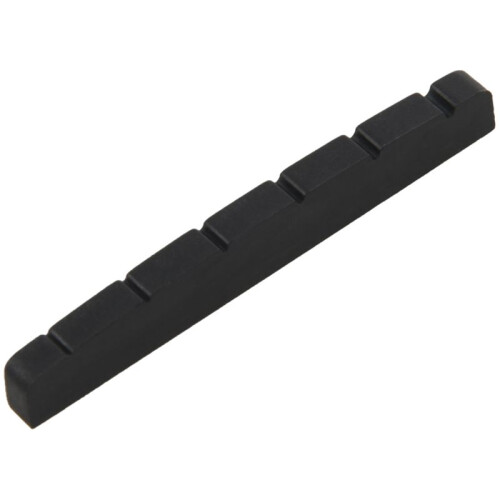 60x Black 6-String Guitar Top Nut 42mm X 3mm 1
