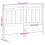 VidaXL vidaXL Headboard with Headboard Wax Brown 145.5 x 100 cm 7