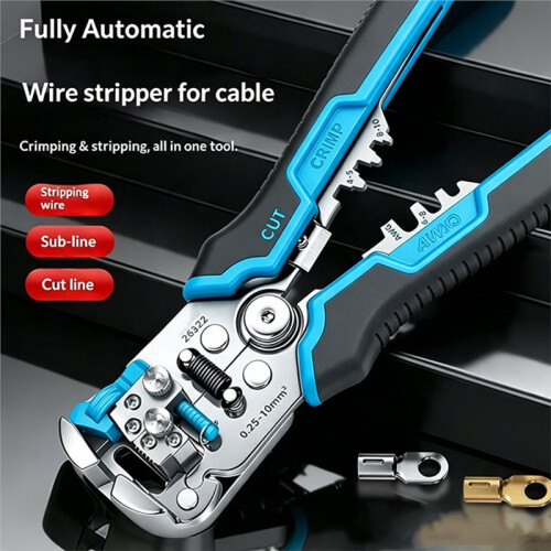 Multi-Function Automatic Wire Stripper Terminal Crimping Decrustation Pliers Electrician Hand Tools Cable Cutter Plier 2