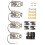For QIDI Plus4 Heatbed Sensor Unit Strain Gauge Electrophoretic Hole Exposure Sensor for QIDI Tech Plus4 3D Printer 1