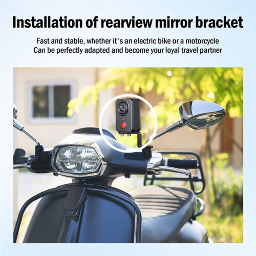 Motorcycle Dual DVR WiFi Connect Action Camera Recorder Front & Inside View Waterproof Motorcycle Dash Cam 2