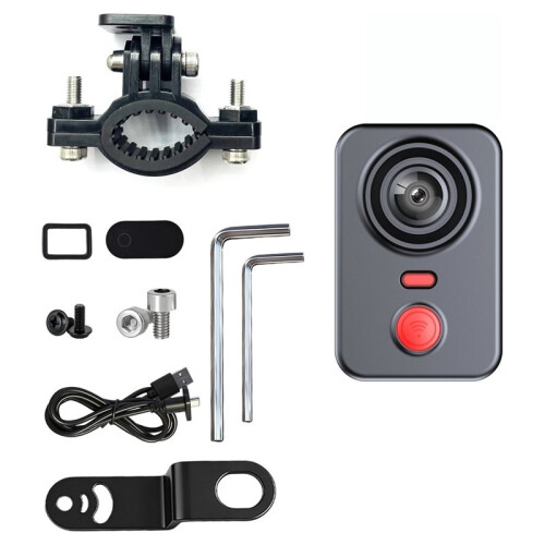 Motorcycle Dual DVR WiFi Connect Action Camera Recorder Front & Inside View Waterproof Motorcycle Dash Cam