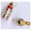 10pcs 4mm Crystal Binding Post Banana Plug Socket Connectors Imitation Gold Plated Audio Post Mounts A 4