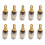 10pcs 4mm Crystal Binding Post Banana Plug Socket Connectors Imitation Gold Plated Audio Post Mounts B 1