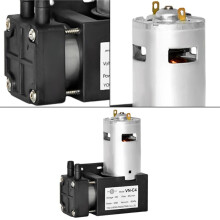 DC24V Oljefri Vakuumpump 85KPa 40L/Min Liten Oljefri Luftgaspump Hög Sugkraft för Laboratoriemedicin DIY