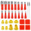30Pcs Caulking Finisher Kit, Nozzle Tips Reusable Nozzle Coating Caulking Tool Kit for Bathroom Doors Window 1