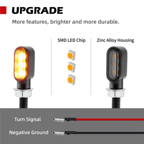Sinalizadores de Turno de  Motocicleta Luz LED Micro-Pisca 1