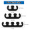 12 Pcs  Separators Set, Wire Separator with 1 L Type Wrench,Automobile  Wire Clip Holder 7