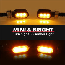 Indicatori di Direzione per Moto Luce LED Microtipo Blinkers