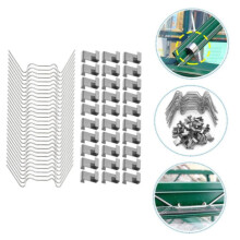 50 PCS W And 50 PCS Z Stainless Steel Glazing Clips, W Z Type Greenhouse Clip, For Greenhouse-YXY