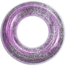 Clear Sequin Swim Ring, Inflatable Tube Swim Tube Glitter Swim Ring for Summer Pool Party-YXY