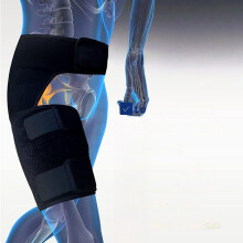 Supporto per l'anca per alleviare il dolore sciatico, manicotto compressivo per la coscia, cintura sacroiliaca regolabile per