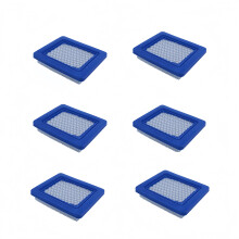 6 stuks vervangende luchtfilters compatibel met Briggs Stratton Garden Machine grasmaaieraccessoires 491588S 399959-YXY