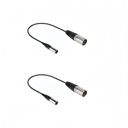 unidades de cabo de áudio mini XLR de 3 pinos macho compatível com Canon para interface de microfone de câmera - YXY
