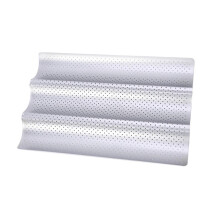 Molde para hornear baguettes de primera calidad para cocina doméstica, 3 compartimentos - YXY