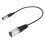 unidades de cabo de áudio mini XLR de 3 pinos macho compatível com Canon para interface de microfone de câmera - YXY 3